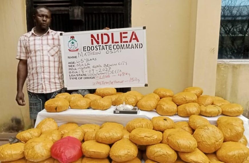 NDLEA Seizes N3.4 Billion Worth of Drugs, Arrests Impersonator Posing as Police Officer